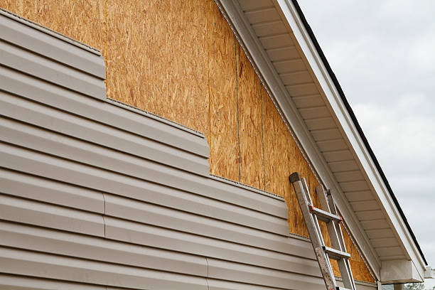 Professional Siding Replacement technician working in Middletown, VA
